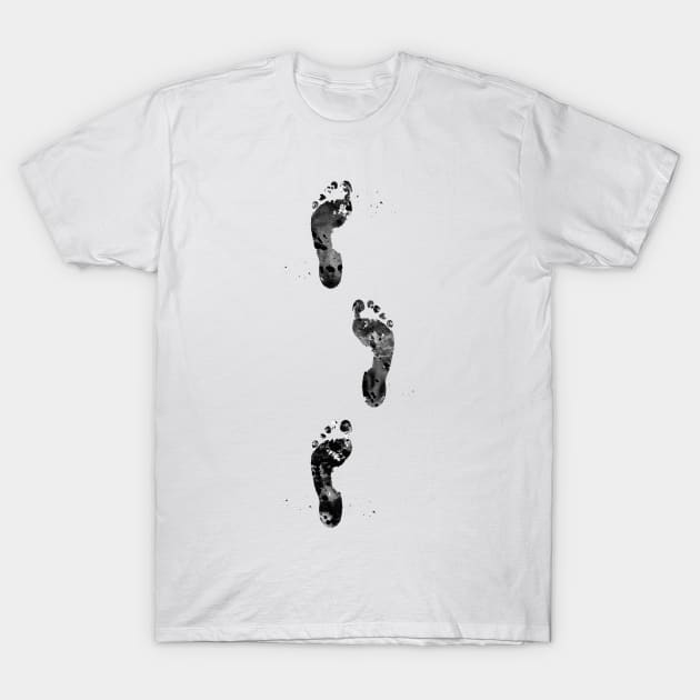 Footprint T-Shirt by erzebeth